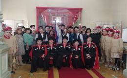 Сегодня наши юноши-казаки группой в 15 человек посетили Краснодарский государственный историко-археологический музей-заповедник имени Е.Д. Фелицына.